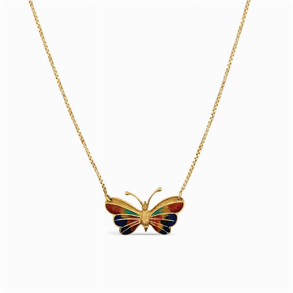 Collanina in oro giallo 18kt