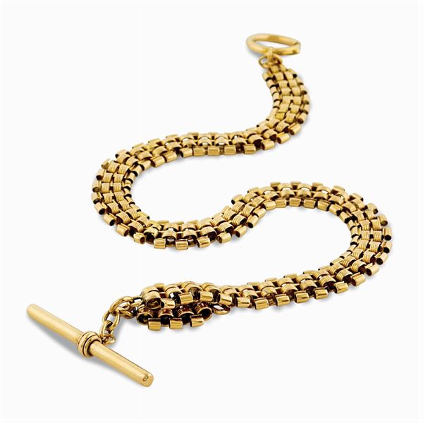 9kt rose gold watch chain  (early 20th century)  - Auction Important Jewels & Fine Watches - Colasanti Casa d'Aste