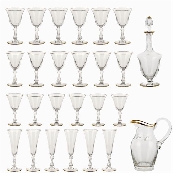 Saint Louis, crystal glass service (50)