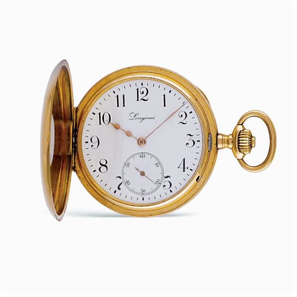 Longines, orologio da tasca occhio di bue