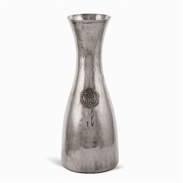 Christo : One liter silver decanter  (Italy, 20th century)  - Auction Fine Silver & The Art of the Table - Colasanti Casa d'Aste