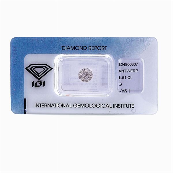 Diamante taglio brillante in blister ct 1,51