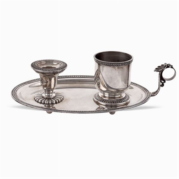 Silver candlestick  (Italy, 20th century)  - Auction Fine Silver & The Art of the Table - Colasanti Casa d'Aste