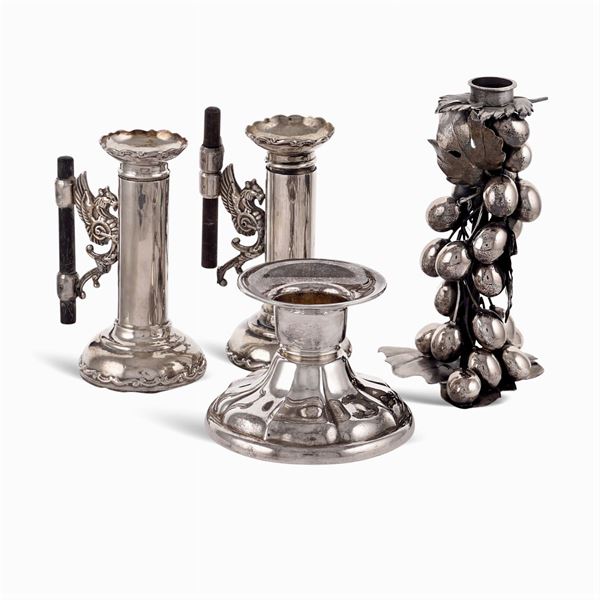 Group of silver objects (4)