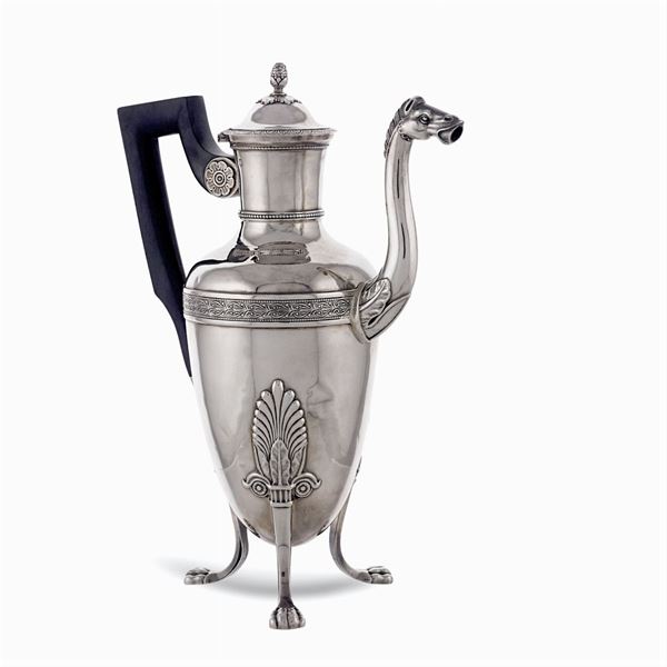 Silver coffee pot  (France, 1809 -1819)  - Auction Fine Silver & The Art of the Table - Colasanti Casa d'Aste