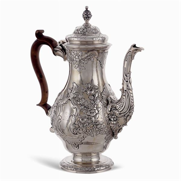 Silver coffee pot