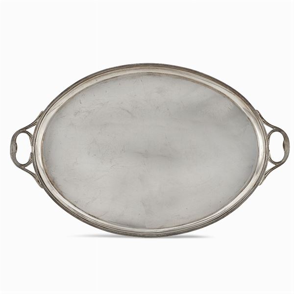 Two-handled silver tray  (Glasgow, 1910)  - Auction Fine Silver & The Art of the Table - Colasanti Casa d'Aste