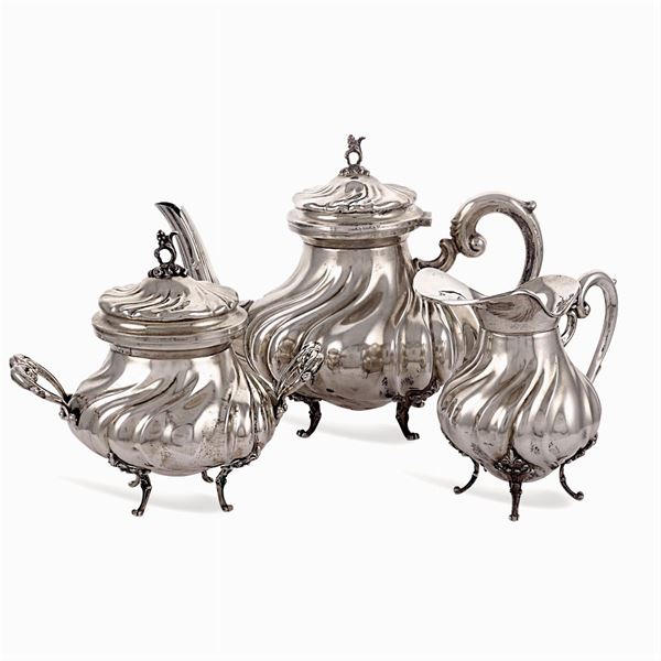 Silver tea service (3)