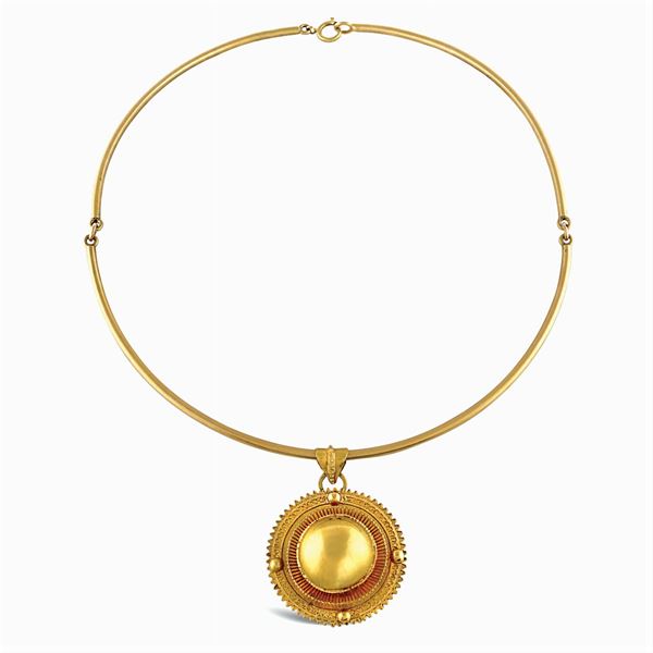 18kt gold semirigid collier  - Auction Important Jewels & Fine Watches - Colasanti Casa d'Aste