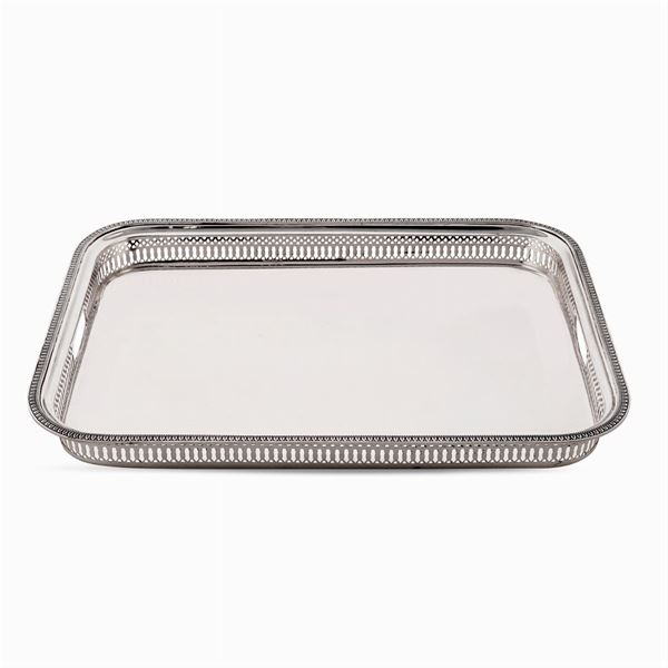Two-handled silver tray  (Italy, 20th century)  - Auction Fine Silver & The Art of the Table - Colasanti Casa d'Aste