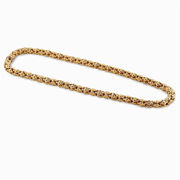 Collana in oro giallo 18kt