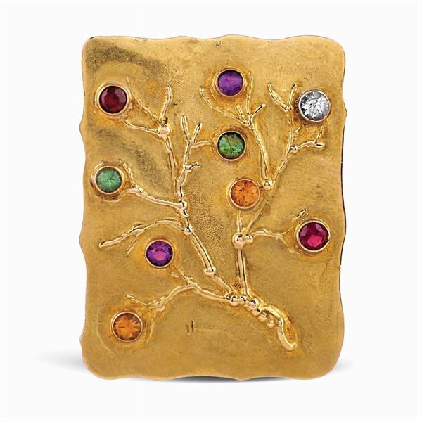 18kt gold pendant brooch  (1950s/1960s)  - Auction Important Jewels & Fine Watches - Colasanti Casa d'Aste