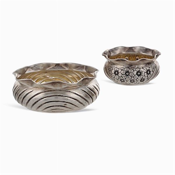 Pair of silver baskets  (Italy, 20th century)  - Auction Fine Silver & The Art of the Table - Colasanti Casa d'Aste