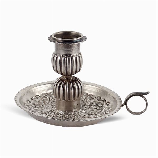 Silver candlestick