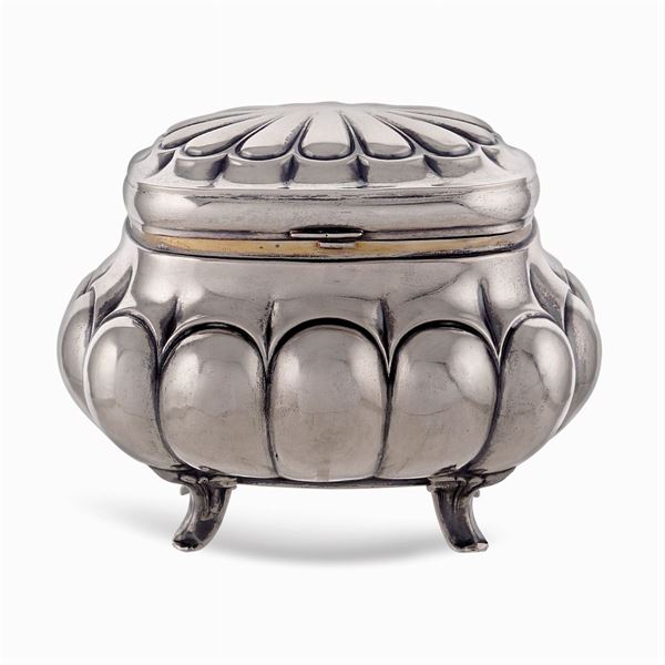 Silver jewelry box