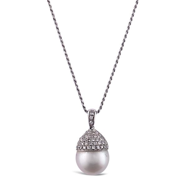 Pendant with South Sea pearl  - Auction Important Jewels & Fine Watches - Colasanti Casa d'Aste
