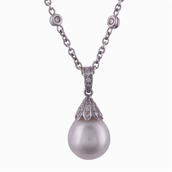 Pendente con perla South Sea