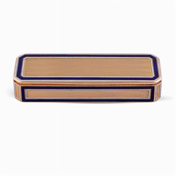 18kt gold snuffbox