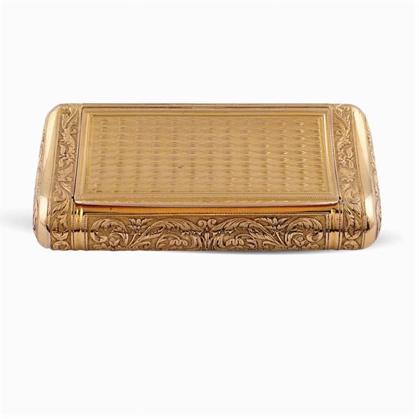 Ferdinand I De Braekeleer - Tabacchiera in oro giallo 18kt