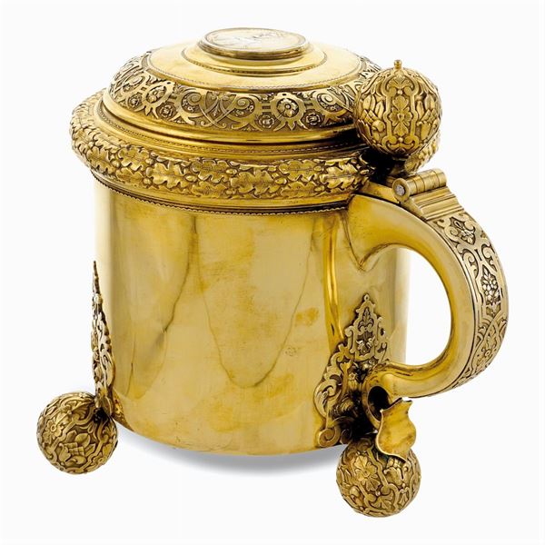 Tankard in vermeil