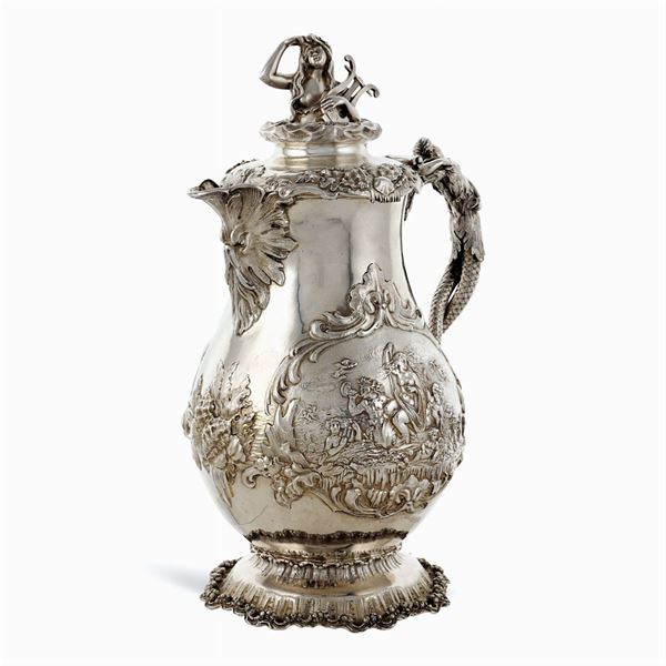 Benito Jacovitti - Large silver jug
