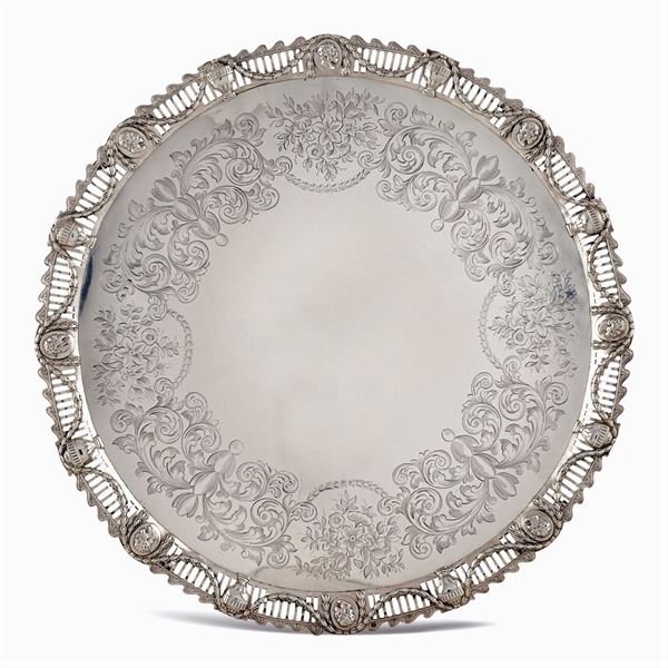 Grande salver in argento