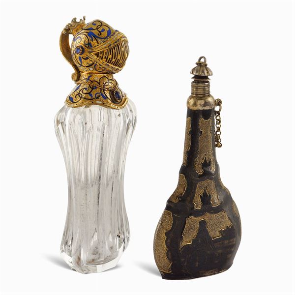 Set of two perfume flacons
