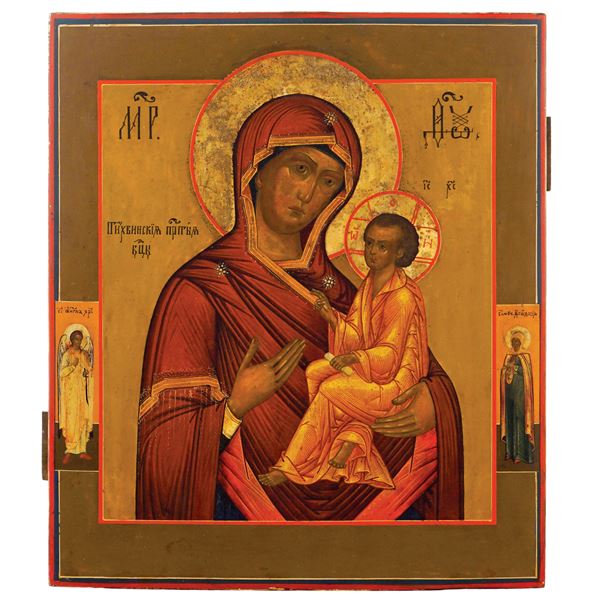 Icona raffigurante Madonna di Tikhvin