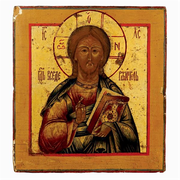 Icona raffigurante Cristo Pantocratore