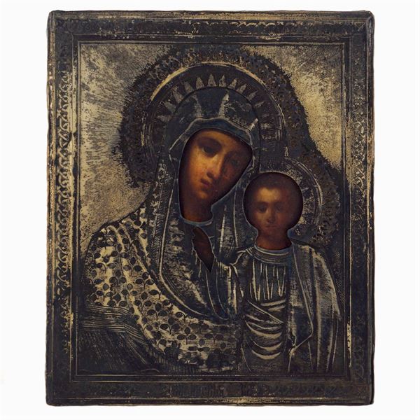 Icon depicting the Virgin of Kazan