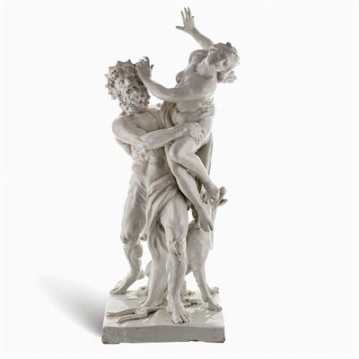 Gruppo in Ceramica Smaltata