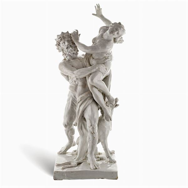 Gruppo in ceramica smaltata