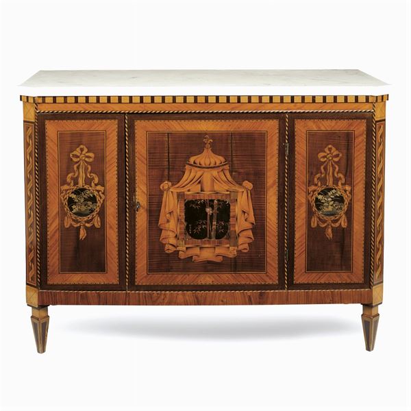Different woods sideboard