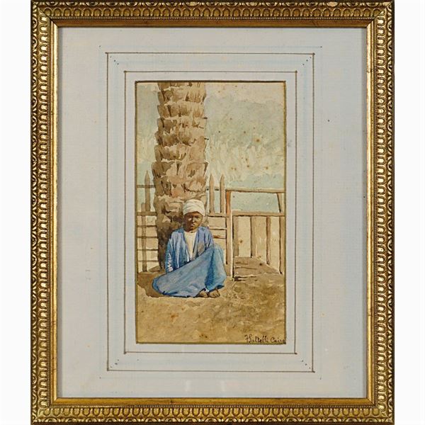 Orientalist painter  (19th century)  - Auction Fine Art from an umbrian property - Colasanti Casa d'Aste