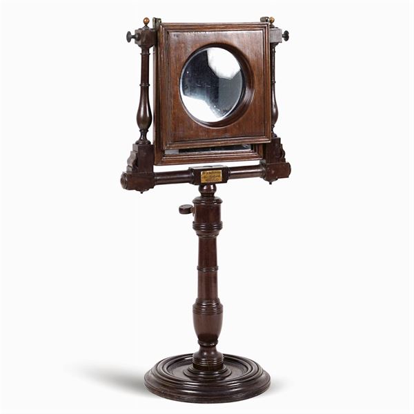 Mahogany beard mirror