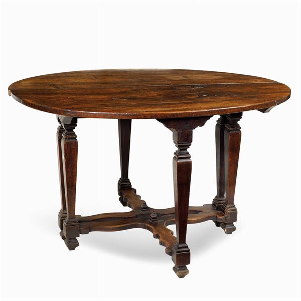 Console demilune table
