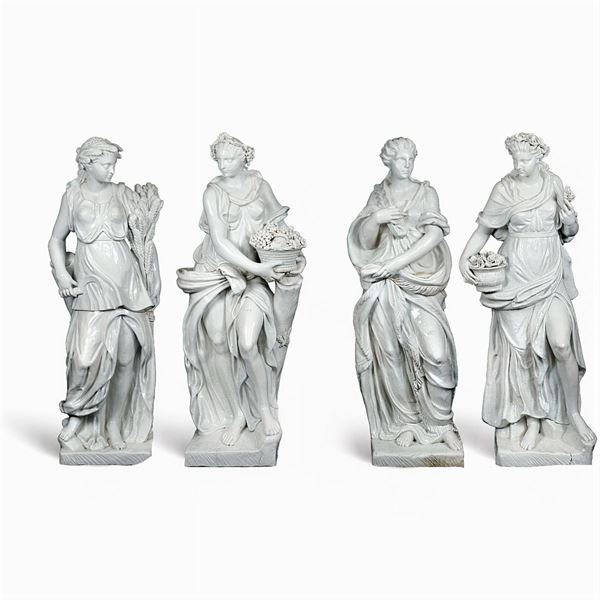 Four terracotta sculptures