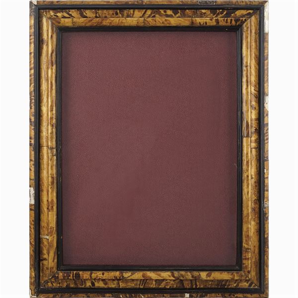 Wood and shell photo frames