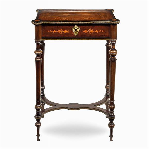 Different woods table