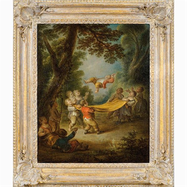 Francois Eisen : Francois Eisen  (Bruxelles 1685 - Parigi 1778)  - Auction Fine Art from an umbrian property - Colasanti Casa d'Aste