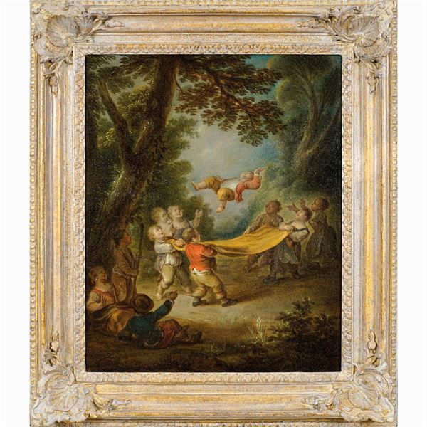 Francois Eisen : Francois Eisen  (Bruxelles 1685 - Parigi 1778)  - Asta FINE ART DA UNA PRESTIGIOSA DIMORA UMBRA  - Colasanti Casa d'Aste