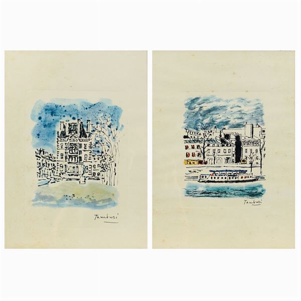Orfeo Tamburi : Orfeo Tamburi  (Jesi 1910 - Parigi 1994)  - Asta ASTA A TEMPO ON LINE - OPERE E GRAFICA DEL XX SECOLO  - Colasanti Casa d'Aste