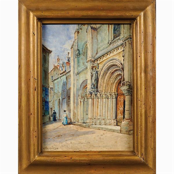 French painter  (19th century)  - Auction Fine Art from an umbrian property - Colasanti Casa d'Aste