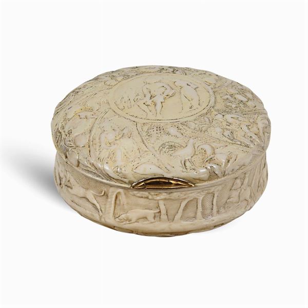 Tabacchiera in avorio  (Francia, XIX Sec.)  - Asta FINE ART DA UNA PRESTIGIOSA DIMORA UMBRA  - Colasanti Casa d'Aste
