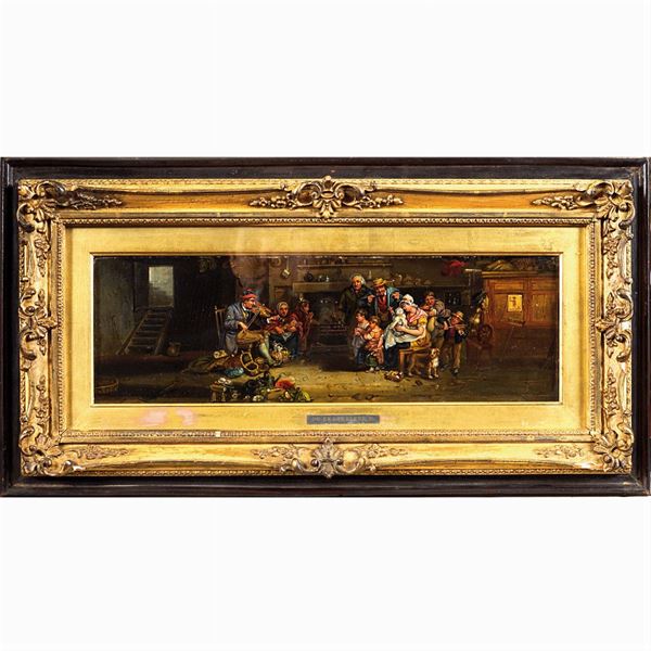 Ferdinand I De Braekeleer : Ferdinand I De Braekeel  (Anversa 1792 - 1883)  - Auction Fine Art from an umbrian property - Colasanti Casa d'Aste