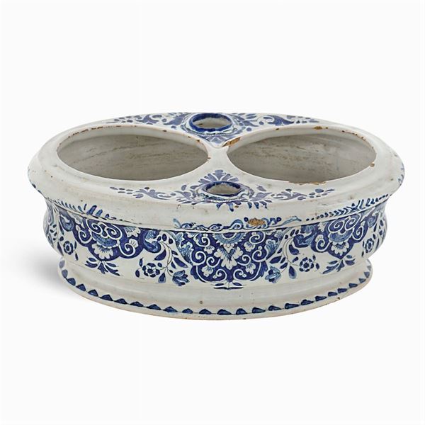 Porta ampolle in maiolica
