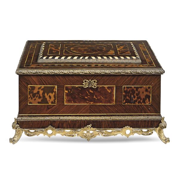Rosewood box  (Germany, 19th century)  - Auction PAINTINGS | FURNITURE | WORKS OF ART - Colasanti Casa d'Aste