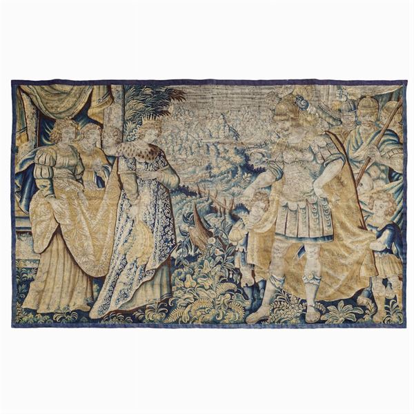 Fragment of a wool tapestry