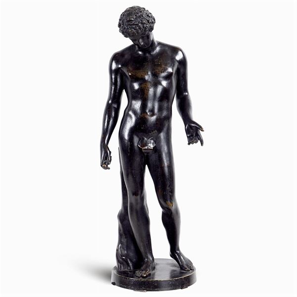 Burnished bronze sculpture
