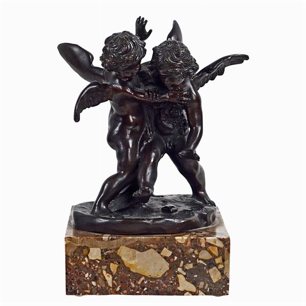Gruppo in bronzo brunito